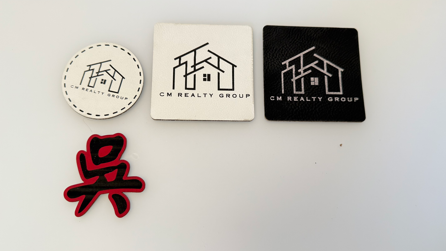 Laser cut patches